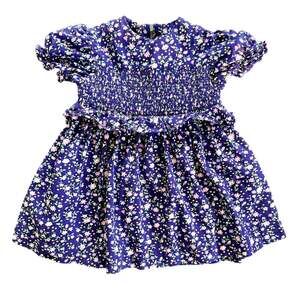 Vintage 70s Toddlers Childrens Cinderella Stop the Press Dress 4